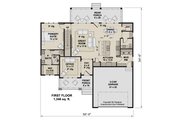 Bungalow Style House Plan - 4 Beds 3.5 Baths 2417 Sq/Ft Plan #51-1384 