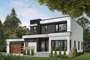 Contemporary Exterior - Front Elevation Plan #23-2645