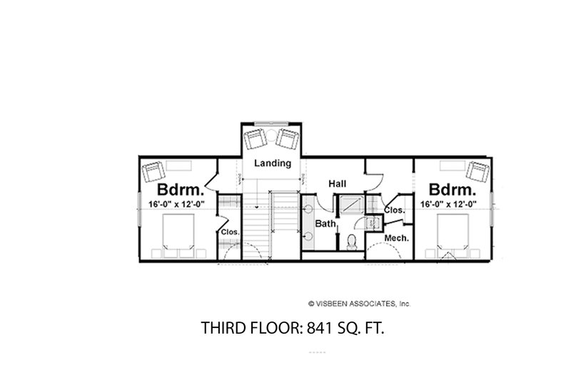 Home Plan - FINISHED THIRD FLOOR  