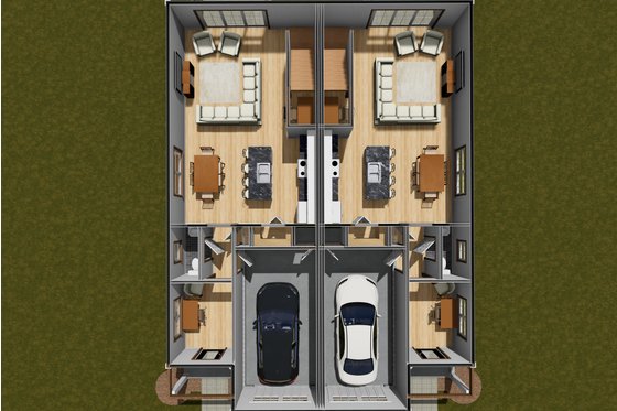 Floor Plan - Main Floor 1 for Cottage House Plan #513-2265 - 3 bed, 2.5 bath