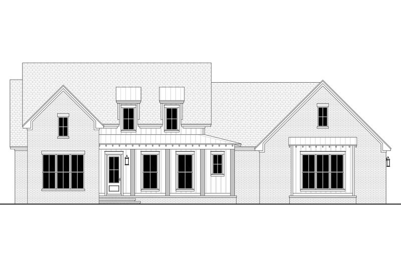 Architectural House Design - Exterior - Front Elevation 9 for Farmhouse House Plan #430-427 - 3 bed, 3.5 bath
