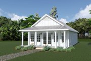 Country Style House Plan - 2 Beds 2 Baths 1158 Sq/Ft Plan #44-267 