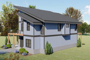 Contemporary Style House Plan - 3 Beds 3 Baths 2854 Sq/Ft Plan #932-1129 