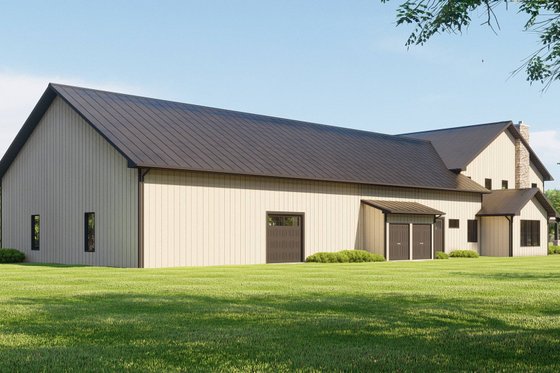 Exterior - Rear Elevation for Barndominium House Plan #1064-264 - 3 bed, 3 bath