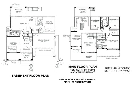 Floor Plan - Other Floor for Modern House Plan #1100-34 - 3 bed, 2 bath
