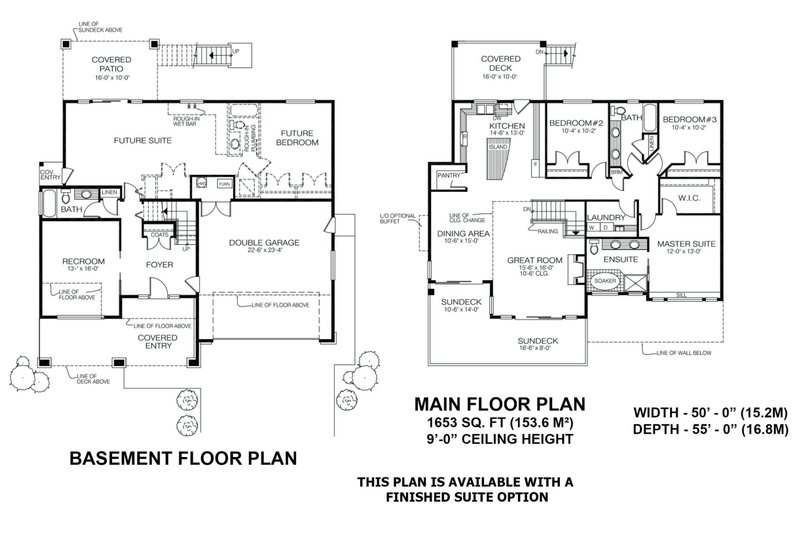 Home Plan - Floor Plan - Other Floor for Modern House Plan #1100-34 - 3 bed, 2 bath