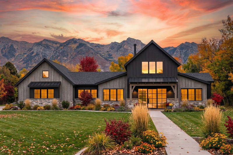 Cabin Style House Plan - 4 Beds 2 Baths 2563 Sq/Ft Plan #1096-74 Exterior