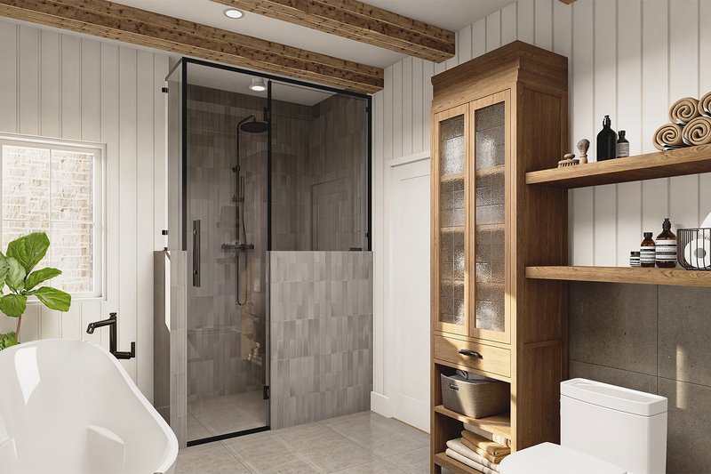 House Blueprint - Interior - Master Bathroom for Farmhouse House Plan #23-2860 - 5 bed, 2 bath