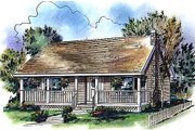 Cabin Style House Plan - 2 Beds 1 Baths 900 Sq/Ft Plan #18-327 