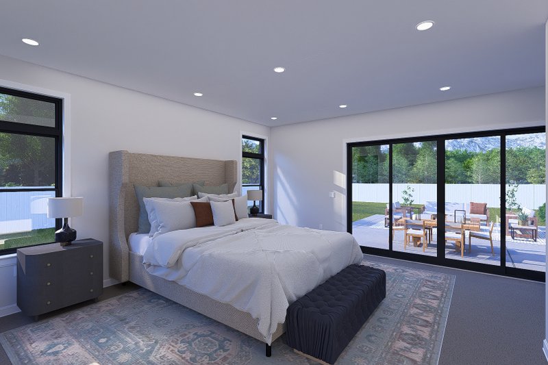 Architectural House Design - Interior - Master Bedroom 1 for Farmhouse House Plan #1060-345 - 3 bed, 2.5 bath
