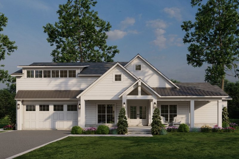 Home Plan - Farmhouse Exterior - Front Elevation Plan #923-371