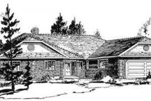 Traditional Exterior - Front Elevation Plan #18-8960