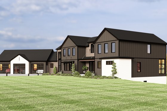 Exterior - Other Elevation 1 for Contemporary House Plan #1064-367 - 4 bed, 4.5 bath