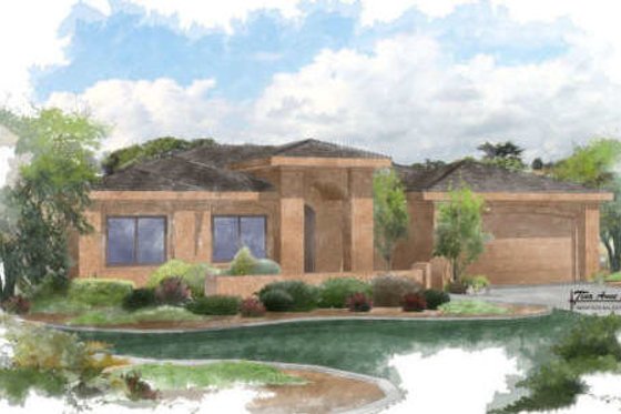 Exterior - Front Elevation House Plan #24-261 - 5 bed, 3 bath