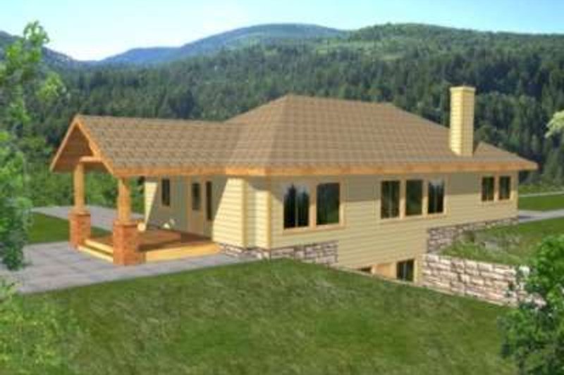 Dream House Plan - Exterior - Front Elevation Plan #117-376