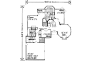 Traditional Style House Plan - 3 Beds 3 Baths 2684 Sq/Ft Plan #47-616 
