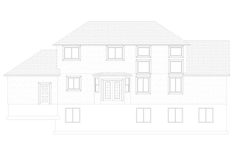 Home Plan - Exterior - Rear Elevation 2 for Craftsman House Plan #1060-134 - 4 bed, 2.5 bath