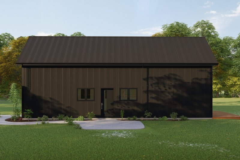 Architectural House Design - Exterior - Other Elevation 5 for Contemporary House Plan #1092-11 - 1 bed, 1 bath