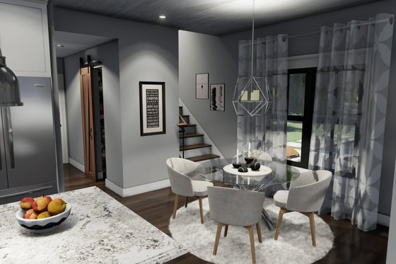 Interior - Dining Room for Farmhouse House Plan #120-270 - 3 bed, 2.5 bath