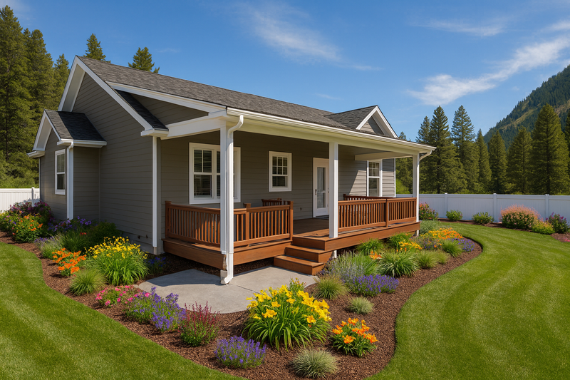 House Design - Exterior - Rear Elevation 1 for Craftsman House Plan #1060-457 - 2 bed, 2 bath