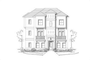 European Exterior - Front Elevation Plan #411-678