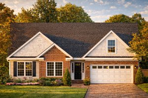 House Blueprint - Ranch Exterior - Front Elevation Plan #1053-78