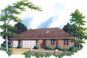 Traditional Exterior - Front Elevation Plan #48-290