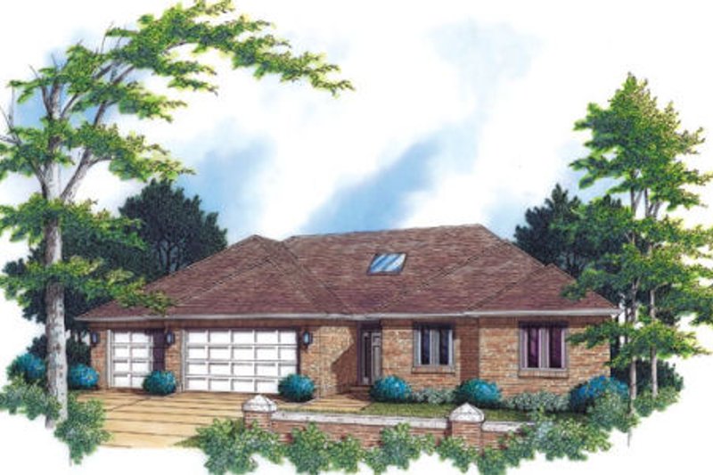 Dream House Plan - Traditional Exterior - Front Elevation Plan #48-290