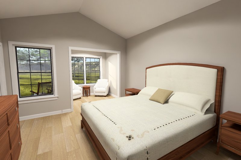 Dream House Plan - Interior - Master Bedroom for Cottage House Plan #513-2437 - 3 bed, 2 bath