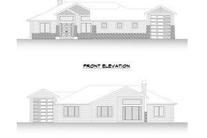 Exterior - Other Elevation 3 for Traditional House Plan #1066-107 - 3 bed, 3 bath