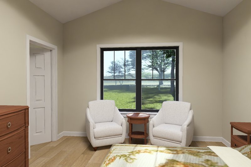 Home Plan - Interior - Master Bedroom for Cottage House Plan #513-2489 - 3 bed, 3 bath