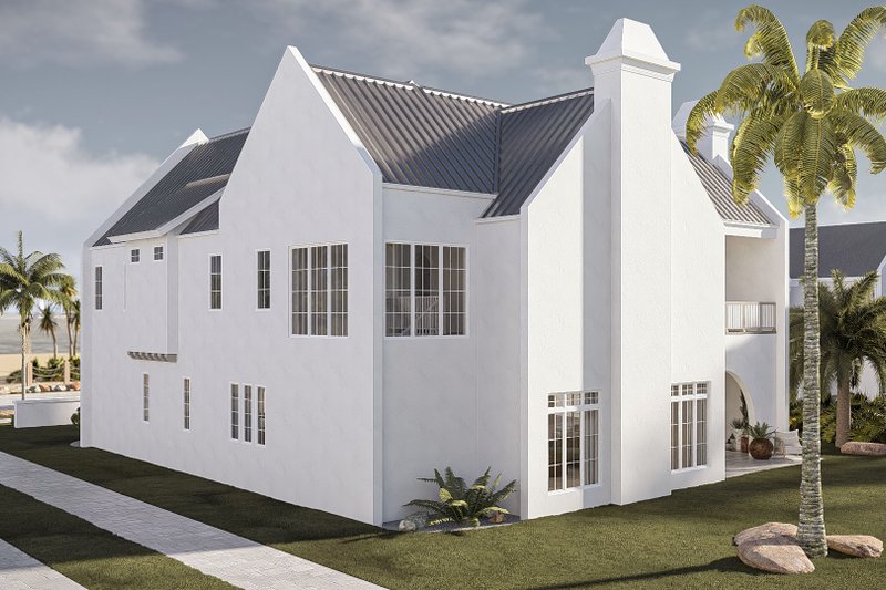 Dream House Plan - Exterior - Other Elevation 2 for Beach House Plan #455-762 - 5 bed, 4 bath