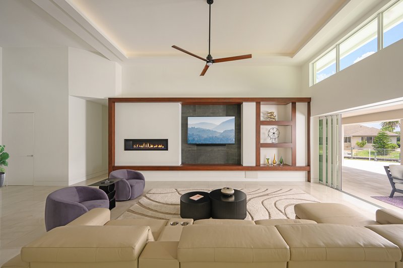Architectural House Design - Interior - Family Room for Contemporary House Plan #938-164 - 3 bed, 3.5 bath