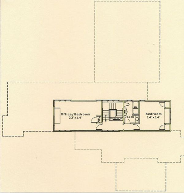 Prairie Floor Plan - Upper Floor Plan #454-5