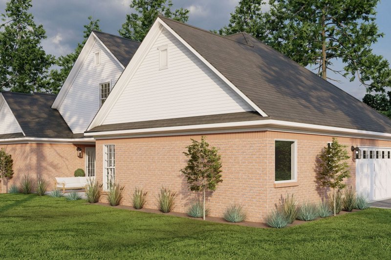 Home Plan - Exterior - Rear Elevation for Traditional House Plan #17-2003 - 3 bed, 2.5 bath