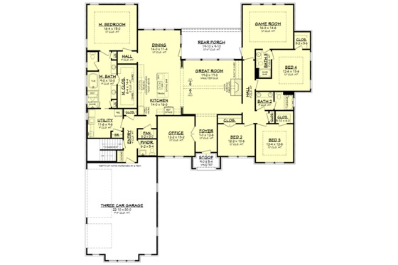 Optional Basement Stair Placement