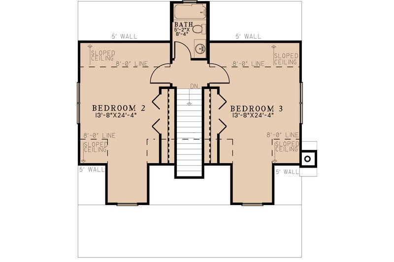 Home Plan - Floor Plan - Upper Floor for Country House Plan #923-303 - 3 bed, 2.5 bath