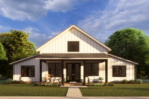 Barndominium Exterior - Front Elevation Plan #513-2225