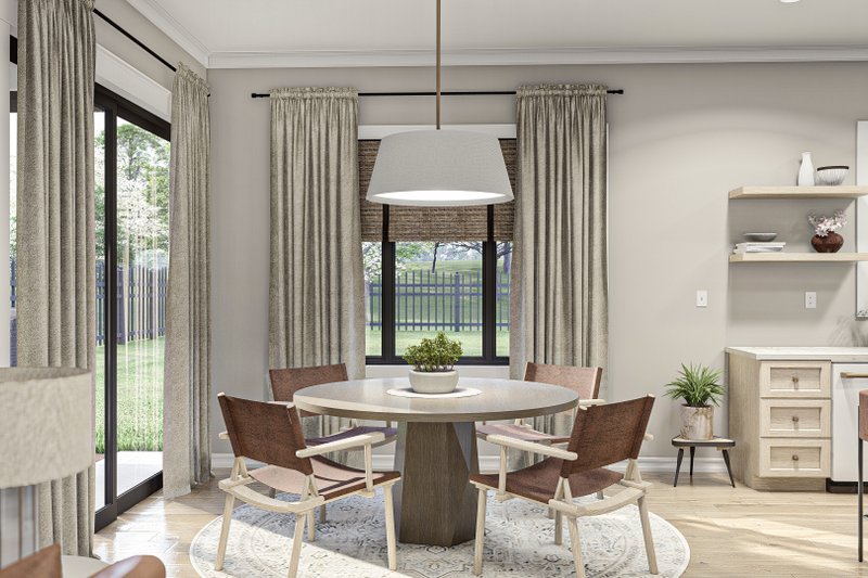 Home Plan - Interior - Dining Room for Southern House Plan #455-546 - 3 bed, 2 bath