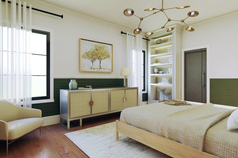 House Plan Design - Interior - Master Bedroom for Barndominium House Plan #1064-313 - 5 bed, 3 bath