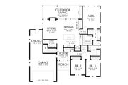 Farmhouse Style House Plan - 3 Beds 2 Baths 1713 Sq/Ft Plan #48-1215 Floor 