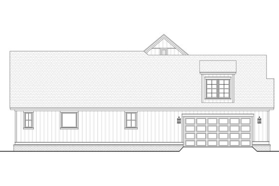 Exterior - Other Elevation 2 for Farmhouse House Plan #430-196 - 3 bed, 2.5 bath
