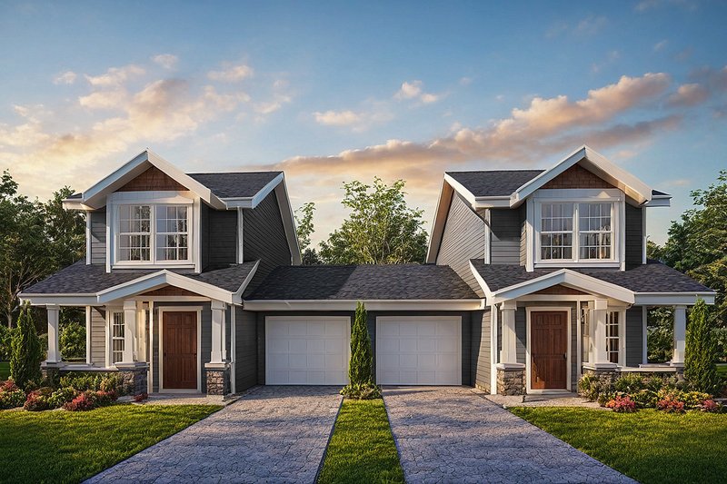 Dream House Plan - Cottage Exterior - Front Elevation Plan #124-1075