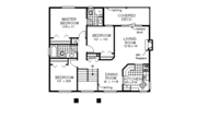 Traditional Style House Plan - 3 Beds 2 Baths 1098 Sq/Ft Plan #18-196 