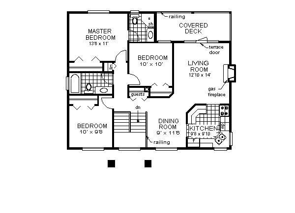 Home Plan - Traditional Floor Plan - Main Floor Plan #18-196