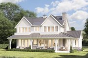 Farmhouse Style House Plan - 5 Beds 5.5 Baths 4836 Sq/Ft Plan #1114-85 Exterior 