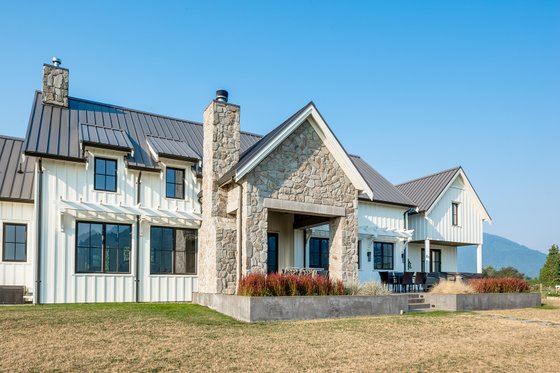 Exterior - Rear Elevation 2 for Farmhouse House Plan #1114-98 - 3 bed, 3.5 bath