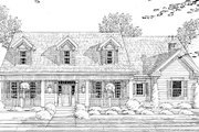 Cottage Style House Plan - 4 Beds 2.5 Baths 2659 Sq/Ft Plan #46-434 