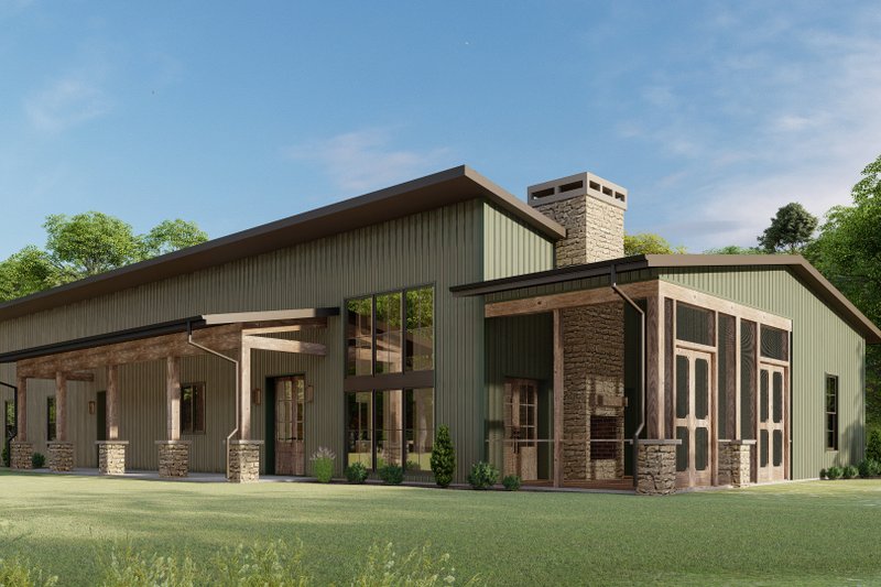 Home Plan - Exterior - Other Elevation for Barndominium House Plan #1092-37 - 3 bed, 2.5 bath