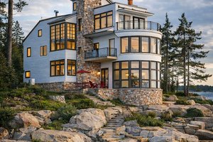 Home Plan - Exterior - Rear Elevation for Contemporary House Plan #928-31 - 3 bed, 3.5 bath